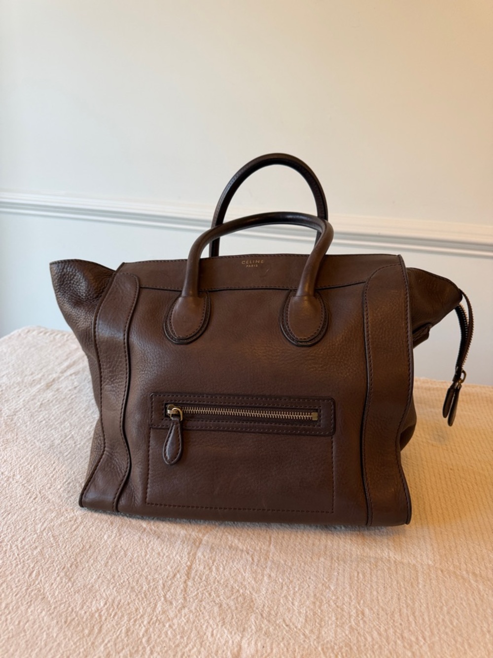 Celine LeatherLuggage Mini